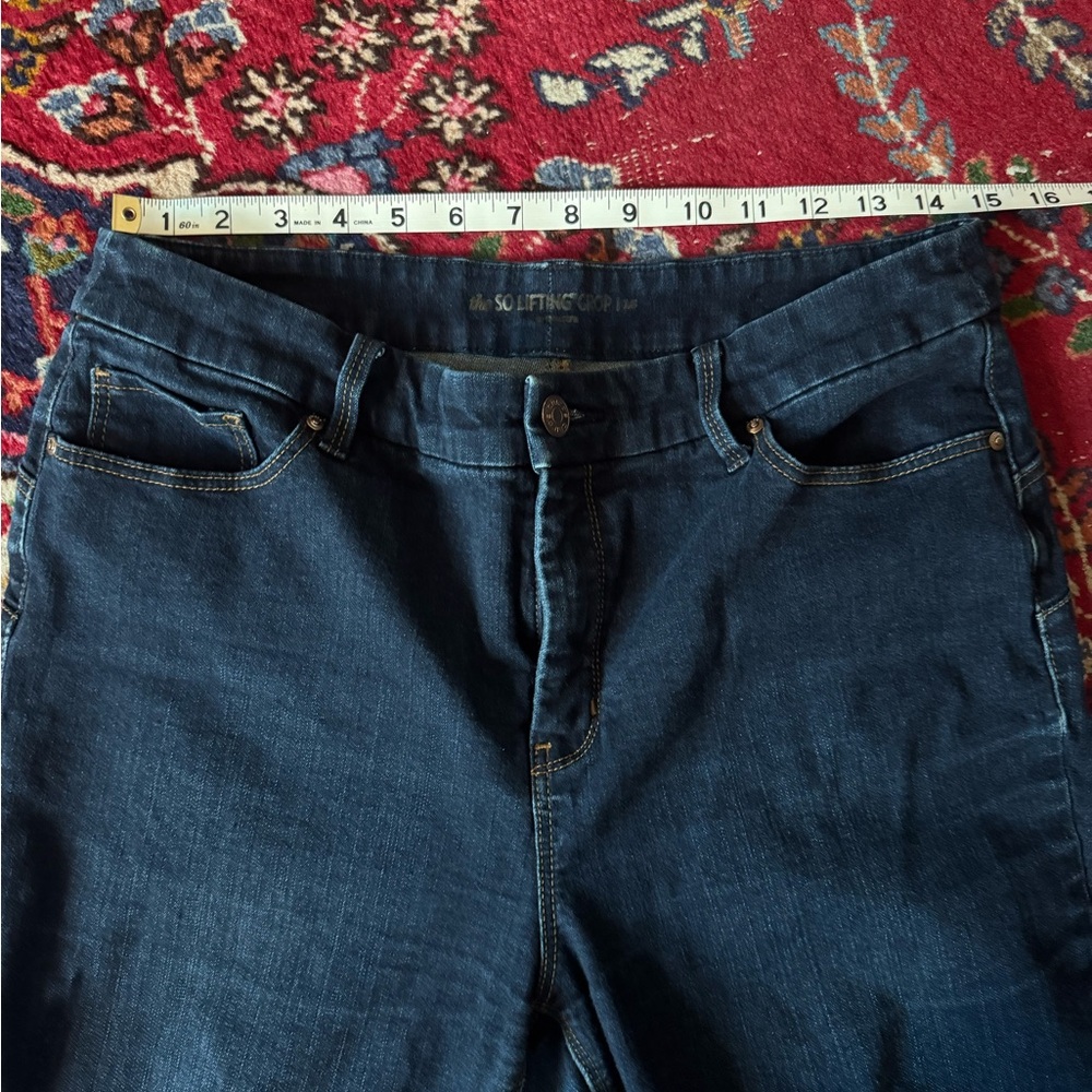 Chico's Dark Blue Skinny Jeans